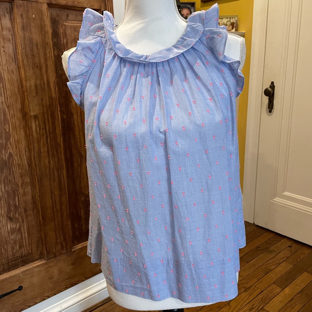 Lilly Pulitzer peasant-style sleeveless top - XS